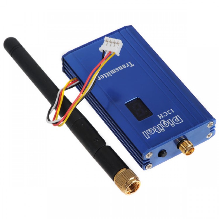 12 Channels 2.4G 1000mW Wireless A/V Transmitter Receiver System(BL