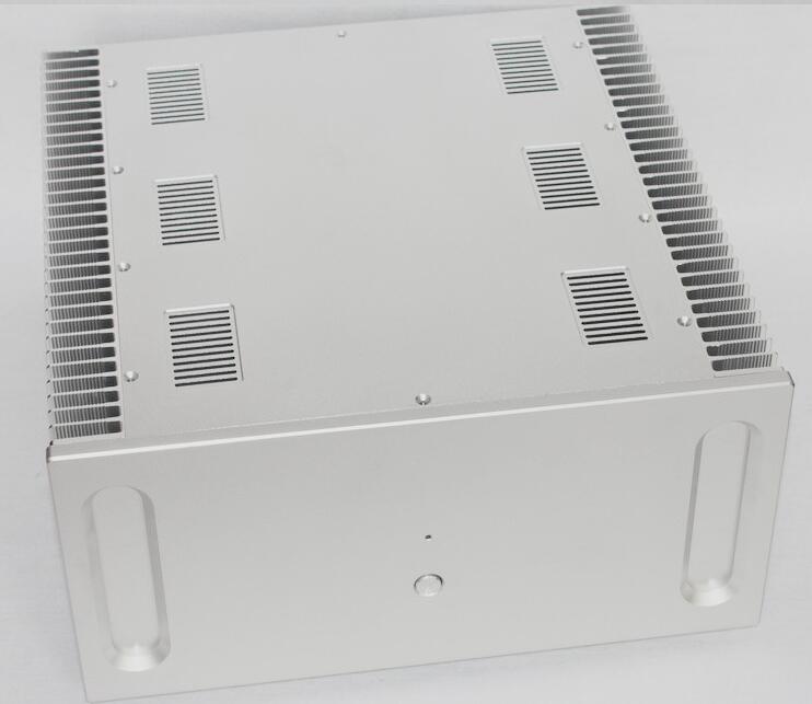 WA112 Amplifier Amp Case Aluminum Chassis Class Silver Free Shipping