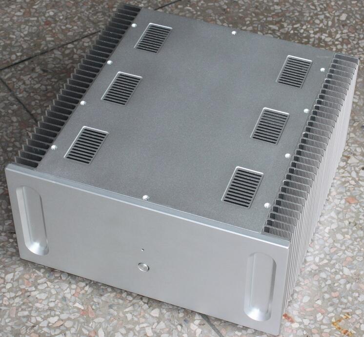 WA112 Amplifier Amp Case Aluminum Chassis Class Silver Free Shipping