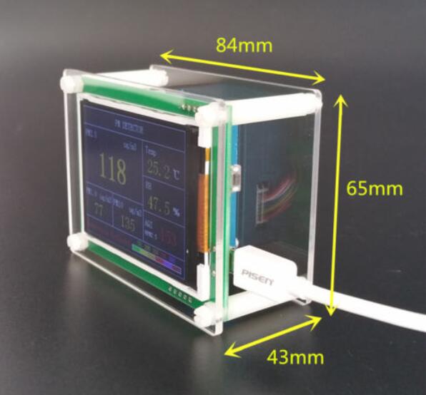 Laser PMS5003 G5 PM2.5 PM1.0 PM10 Detector Air quality Haze Humidity Temp 