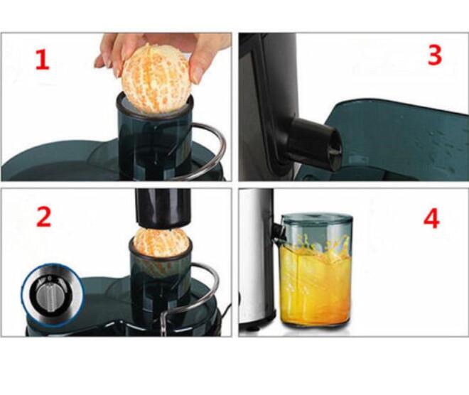 Stainless Steel Whole Fruit Dual Speed Juicer vegetable Citrus Juice Extractor - Free Shipping ...
