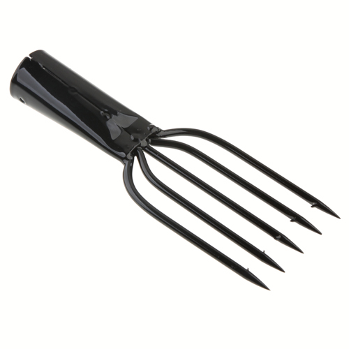 5-Tine Fish Spear Head  Fishing Tool for Fisherman Black