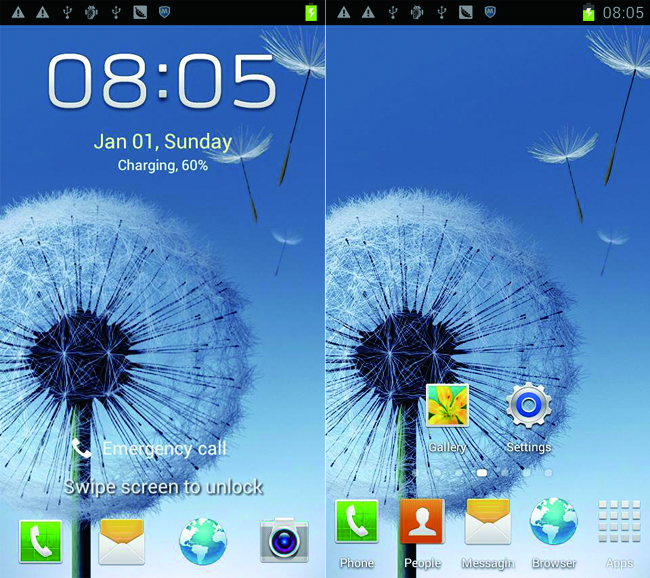 F9300 Smart Phone Android 4.0 MTK6577 Dual Core 3G GPS 4.7 Inch- White
