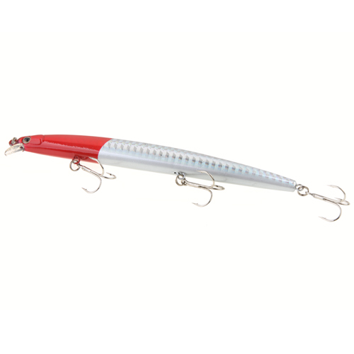 Real-like Long Lip Fish Reflective Fishing Lure Crank Bait with 3 Treble Hooks