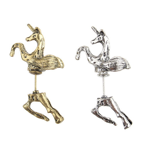 Legendary Unicorn Horse Shaped Metal Ear Plug