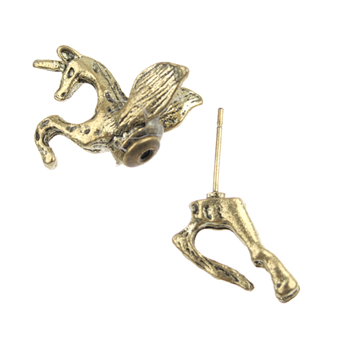 Legendary Unicorn Horse Shaped Metal Ear Plug