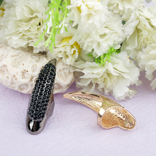 Retro Style Eagle Claw Shaped Long Nail Finger Ring