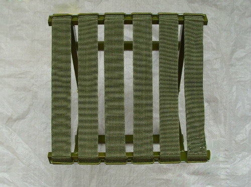 Outdoor Fishing Beach Chair Folding Stool Flat Bottom S Size-Army Green