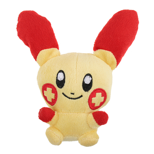 Brand New 6.5'' Pokemon Plusle Figure Stuffed Animal Plush Toy
