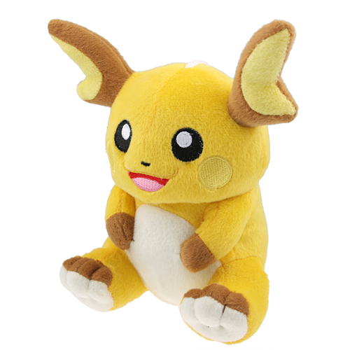 Lovely 6 inch Pokemon Raichu Soft Plush Doll Toy with Sucker