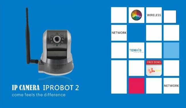 TENVIS IPROBOT 2 New Wireless IP Camera With Super Wireless Signal