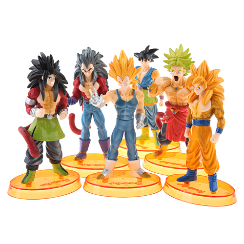 6pcs Cool Dragon Ball PVC Action Figures Toy Set