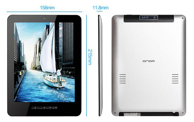 ONDA V802 8 Inch Tablet PC Android 4.0 HD Screen Dual Core 8G Dual Camera