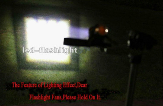 UltraFire XML-T6 Flashlight Lotus Head Focus T6 Flashlight Black