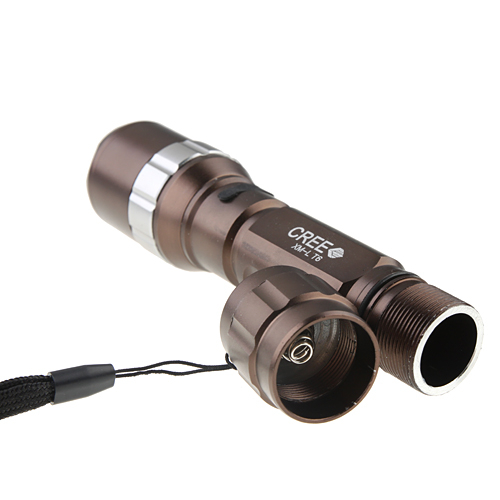 Delicate SacredFire NF-713 Cree XM-L T6 1000LM 3-Mode White Flashlight - Bronze