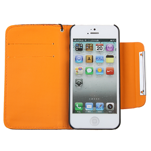 Fashion Protective Leather Case for iPhone 5