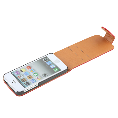 Flip Style Leather Case for iPhone 5