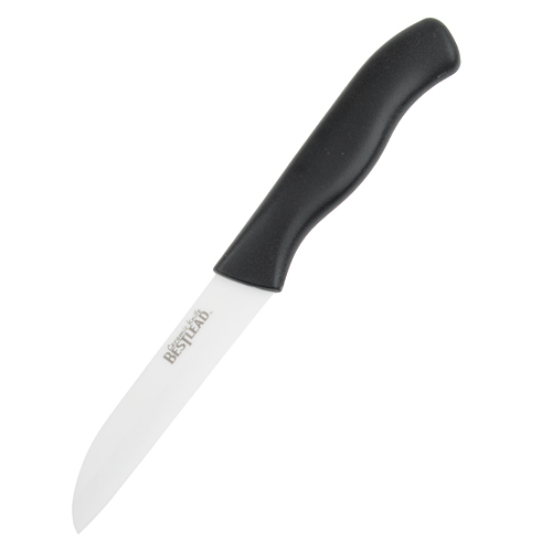 Bestlead High Quality Paring Knife With Round Handle And Peeler Black