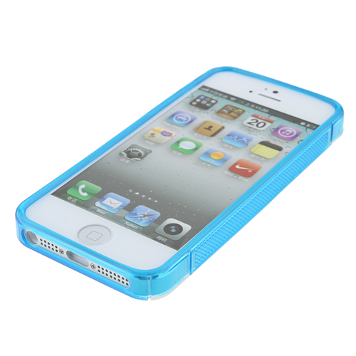 Protective Plastic & Rubber Back Case Stand for iPhone 5