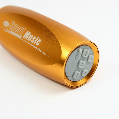 Gold Mini Sports Speaker MP3 Player Bass Sound for Bike
