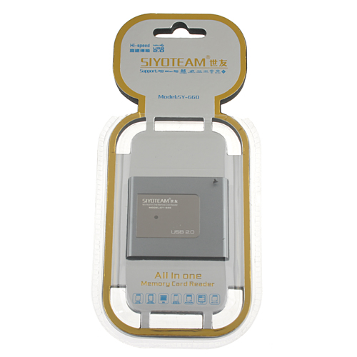 SY-660 USB 2.0 Mini Multi in One Hi-Speed Memory Card Reader