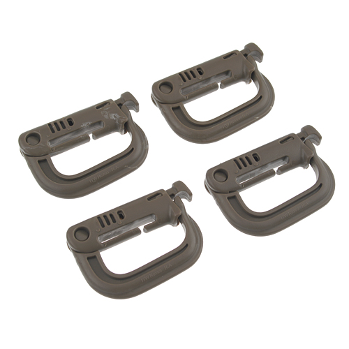 4pcs D-Ring Locking Plastic Hook Carabiner