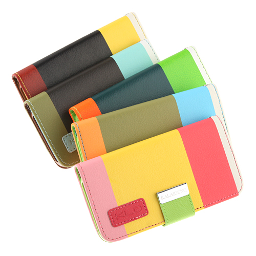 With Inner Plastic & Card Slots Leather Case Cover for iPhone 5