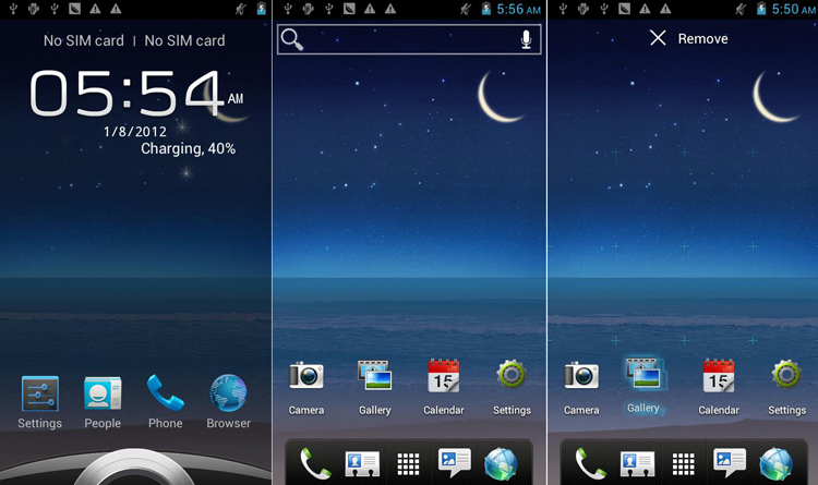 Haipai X720D Smart Phone Android 4.1 MTK6577 3G GPS WiFi 4.7 Inch- White