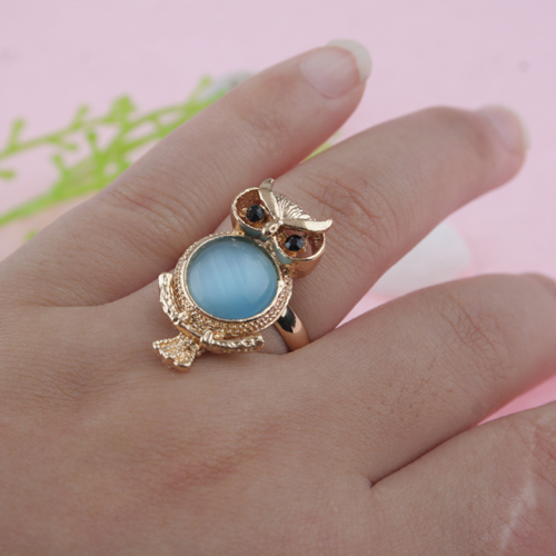 Fashion Owl Style Ring Jewelry Adjustable Size