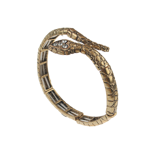 Snake Style Rhinestone Decor Bracelet Jewelry