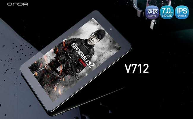 ONDA V712 7 Inch Tablet PC 16GB AML8726-MX IPS Screen Dual Camera