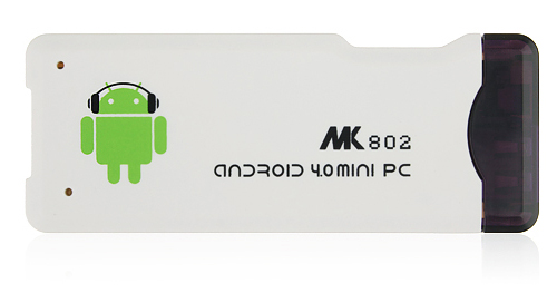 MK802 Mini Android PC Android TV Box Android 4.0 A10 1G RAM HDMI TF 4GB- White