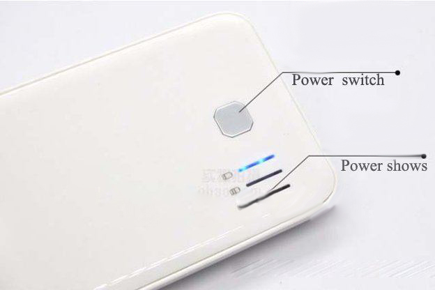 5000mAh 2 USB Output Power Bank Portable External Battery Pack for ipad/iphone 2 Colors