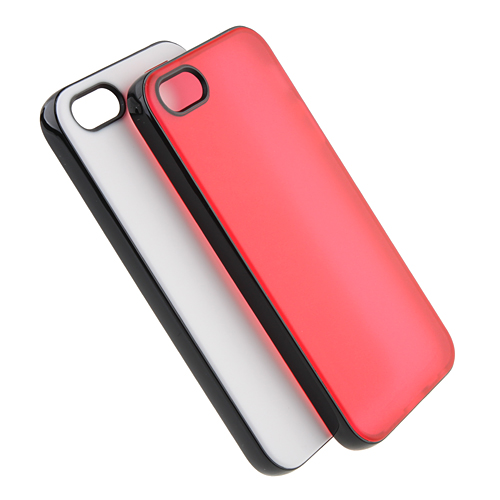 Protective Silica Gel Case Cover for iPhone 5 with Removable Frame