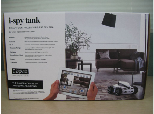 HappyCow 777-287 i-SPY Tank wifi 4-CH controlled by iPhone/Android