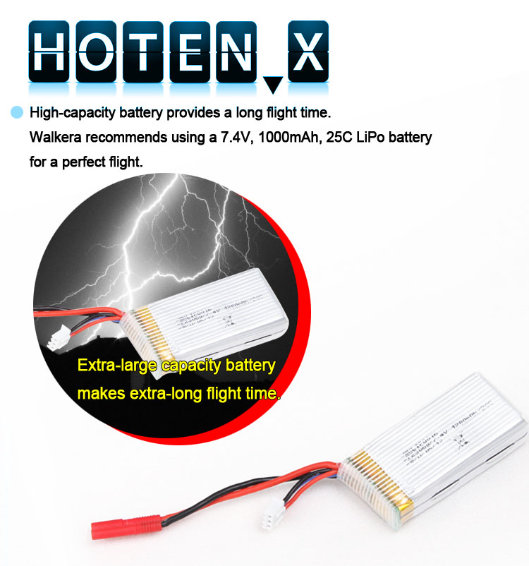 Walkera Hoten-X With DEVO F7 FPV Transmitter 6-Axis gyro 3D Quadcopter UFO RTF 2.4GHz