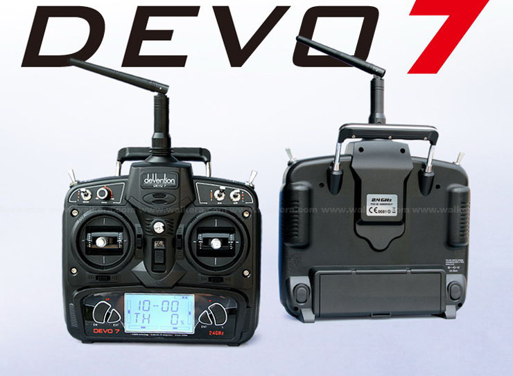 Walkera V200DQ01 with DEVO7 Transmitter Flybarless Helicopter RTF 2.4Ghz