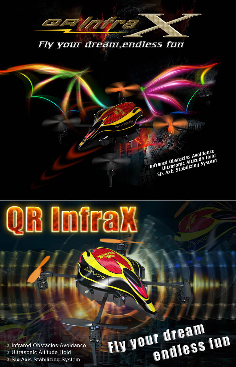 Walkera QR Infra X with DEVO 4 Transmitter Quadcopter RTF 2.4GHz