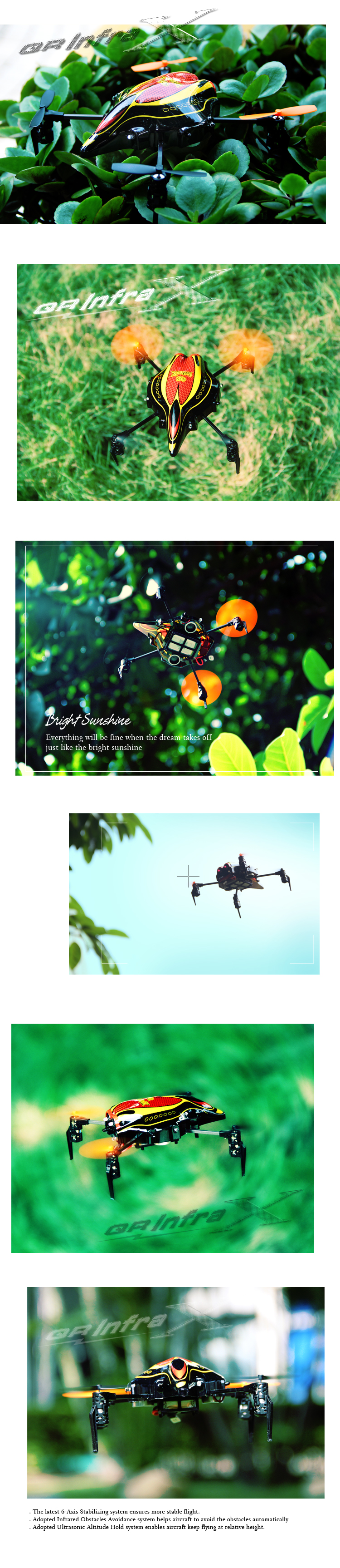 Walkera QR Infra X with DEVO 4 Transmitter Quadcopter RTF 2.4GHz