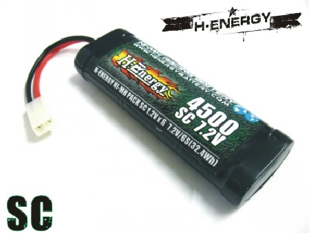 H-ENERGY 4500mAh 7.2V NI-MH Battery