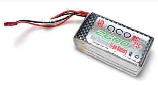 ACE 7.4V 2600mah 15C LiPo Battery Pack