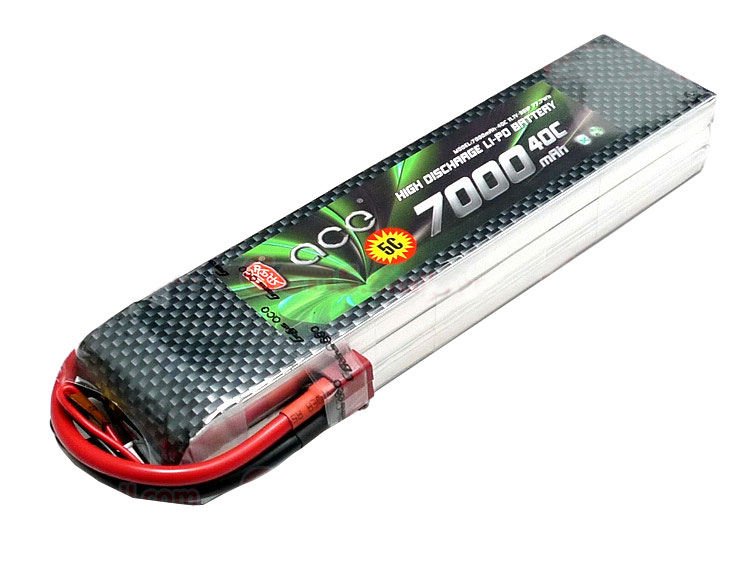 ACE 11.1v 7000mAh 40C LiPo Battery Pack
