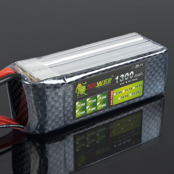 LION Power 22.2V 1300MAH 30C LiPo Battery BT681