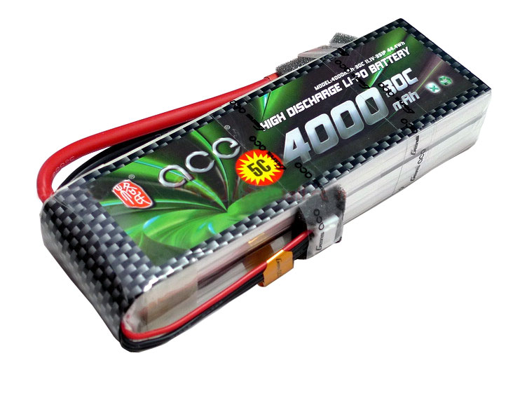 ACE 11.1V 4000mAh 30C LiPo Battery Pack