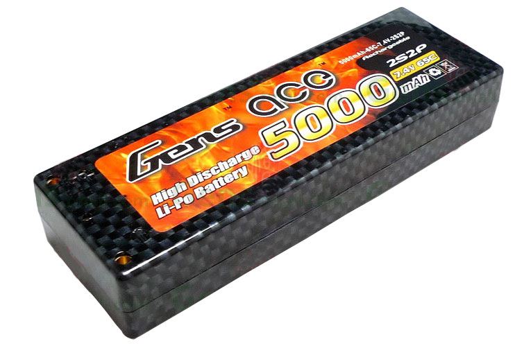 ACE 7.4V 5000mAh 65C LiPo Battery Pack