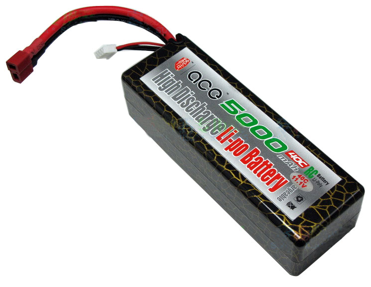 ACE 11.1v 5000mAh 40C LiPo Battery Pack