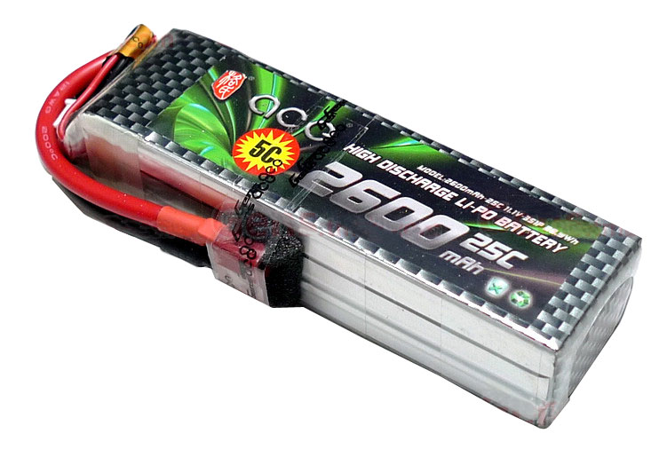 ACE 11.1V 2600mAh 25C LiPo Battery Pack