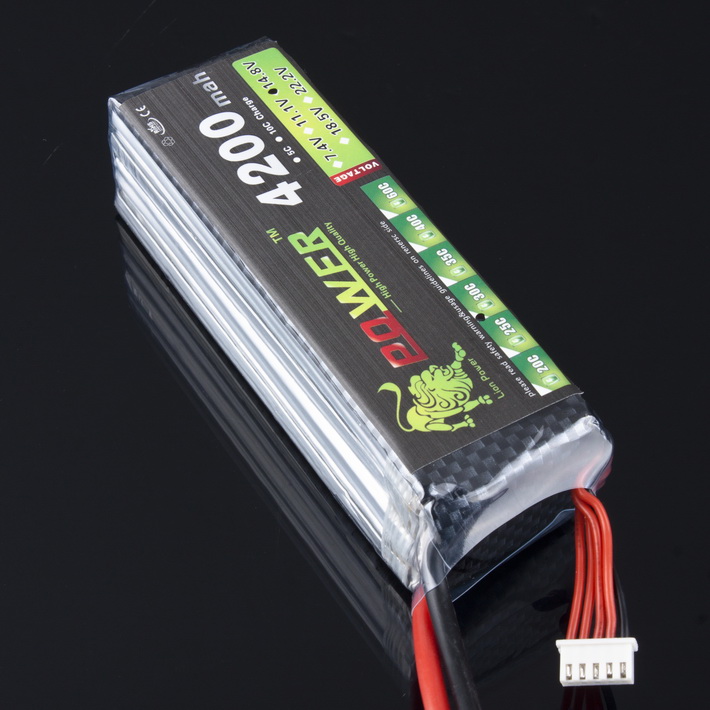 LION Power 14.8V 4200MAH 30C LiPo Battery BG710