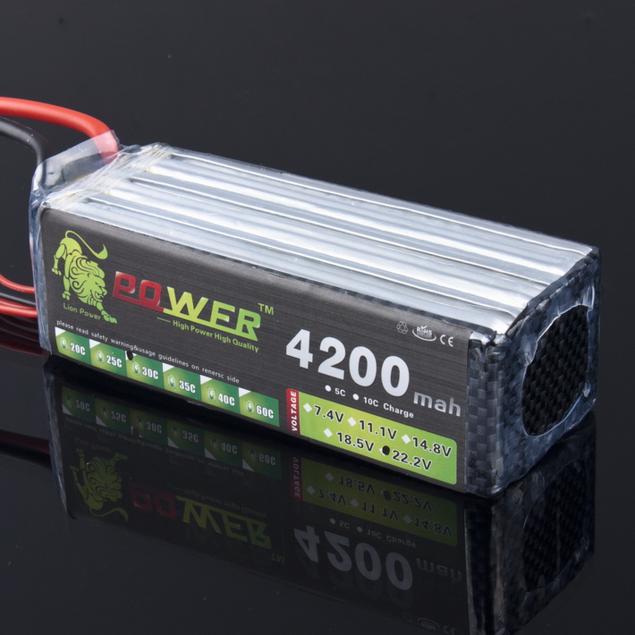 LION Power 22.2V 4200MAH 30C LiPo Battery BG705