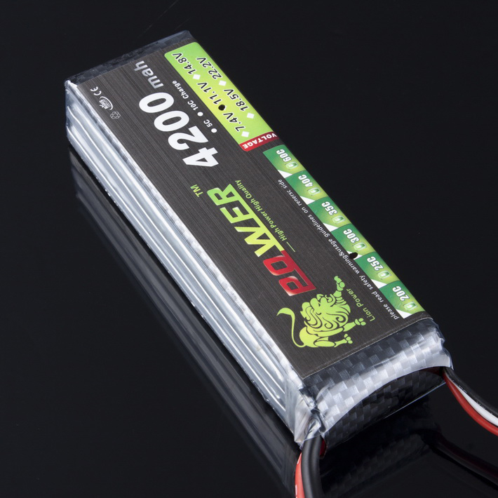 LION Power 11.1V 4200MAH 30C LiPo Battery BG703